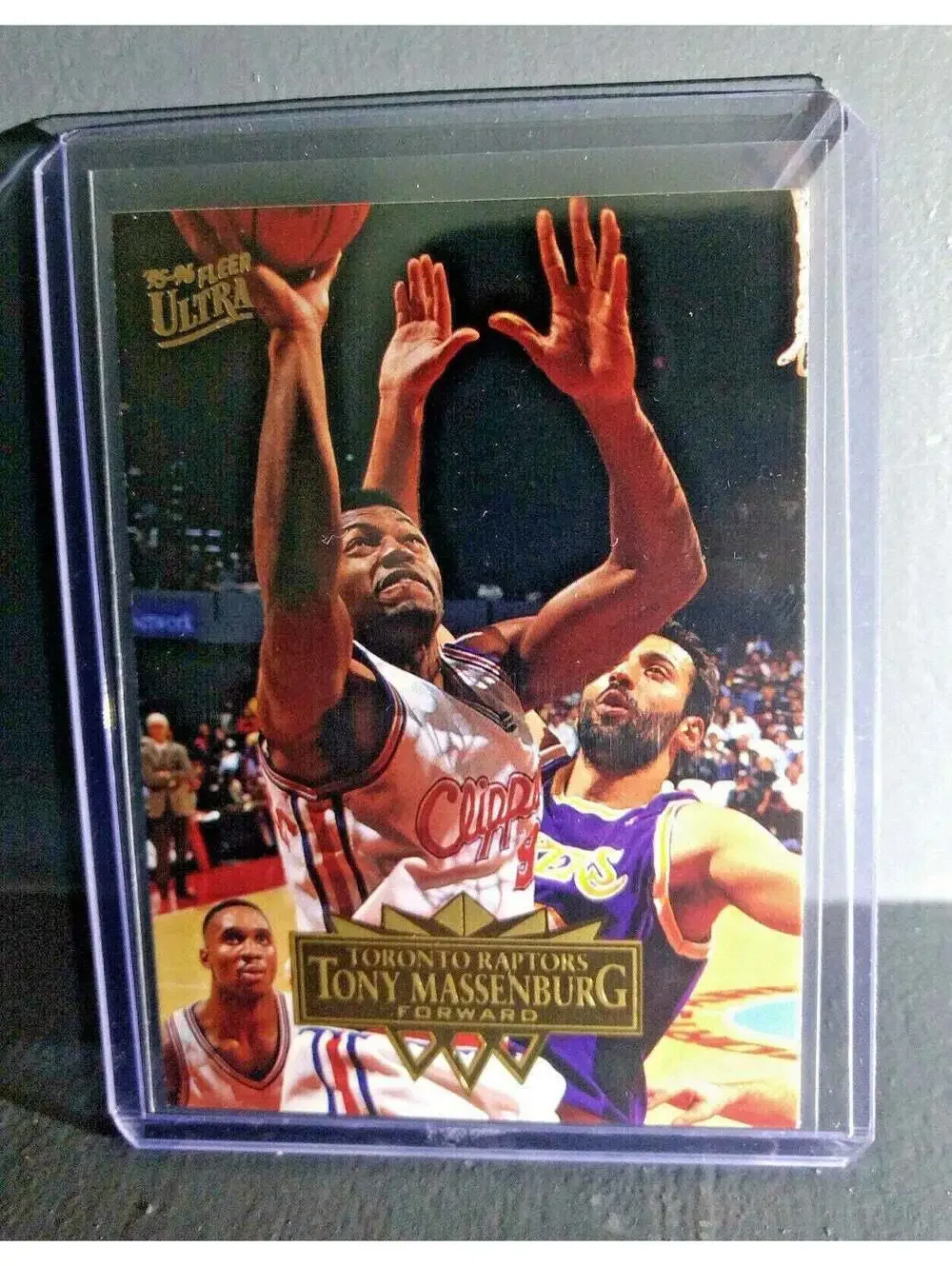 1995-96 Tony Massenburg Fleer Ultra #179 Basketball Card